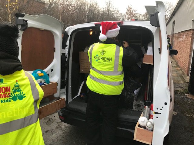 Sheridan Lifts drop off our gifts for Cash for Kids Mission Christmas 4 Sheridan Lifts drop off our gifts for Cash for Kids Mission Christmas