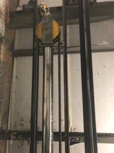 hydraulic lift pistons  A lift induction for Chris Jones of Sheridan Lifts