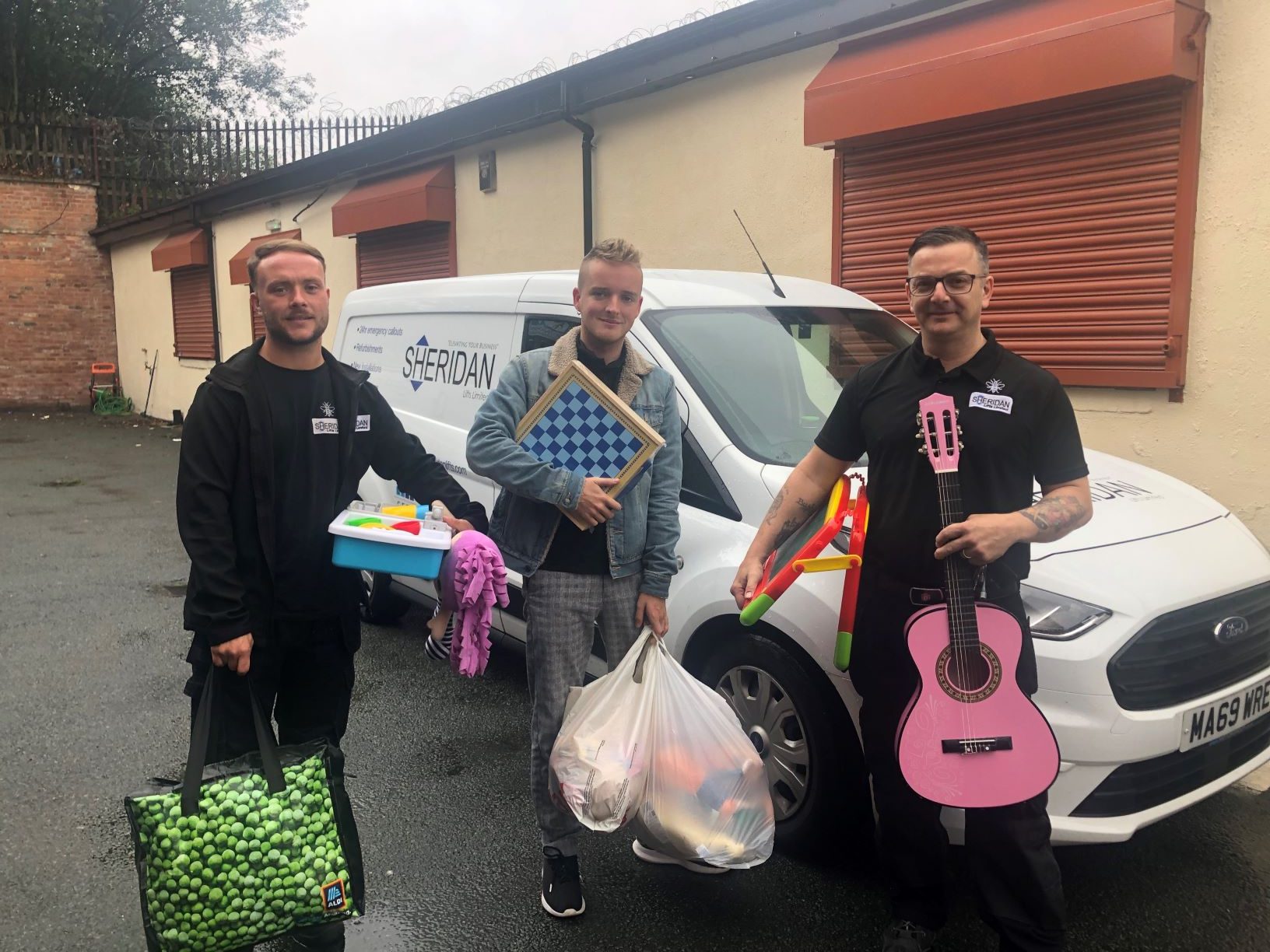 Sheridan Lifts drop off items for the YMCA 3 Sheridan Lifts drop off items for the YMCA