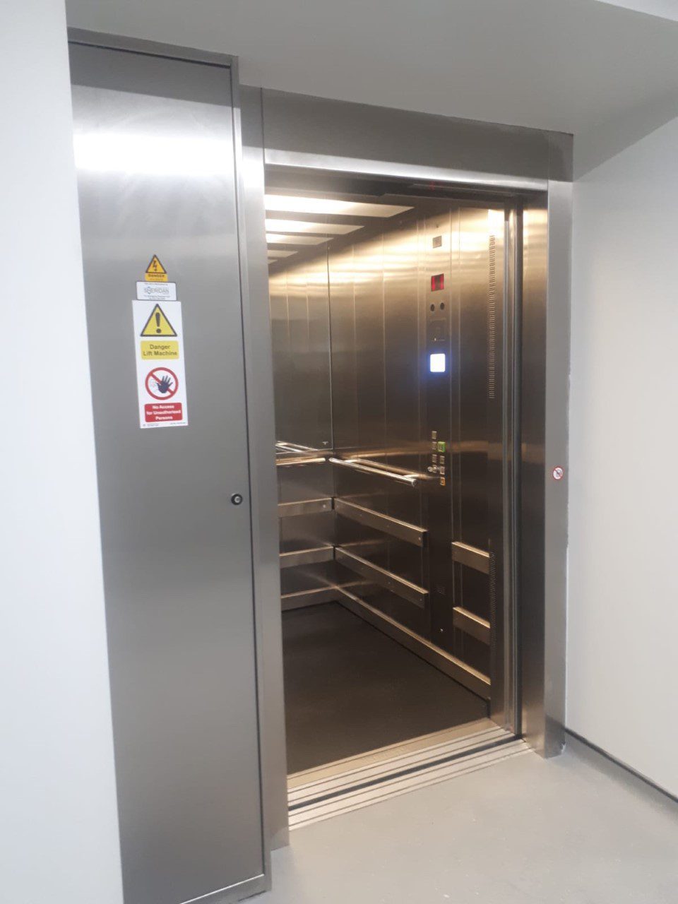 The Glass Works Barnsley - Regeneration update 3 passenger lift at the glass works
