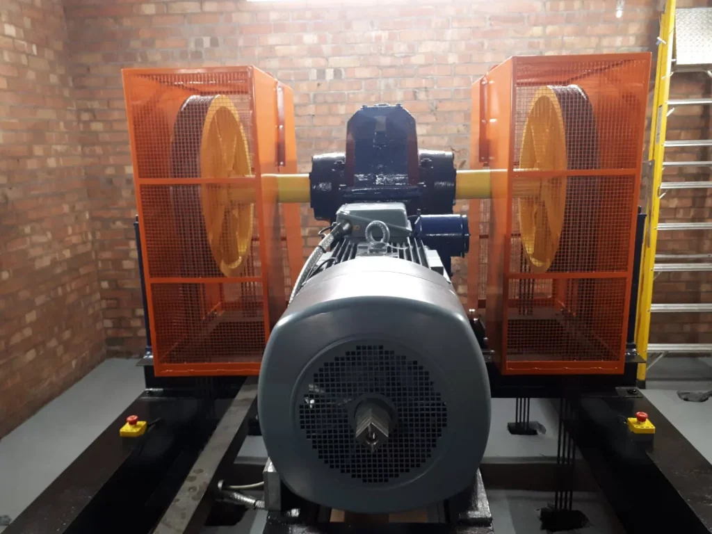 new-motor-with-new-traction-sheaves