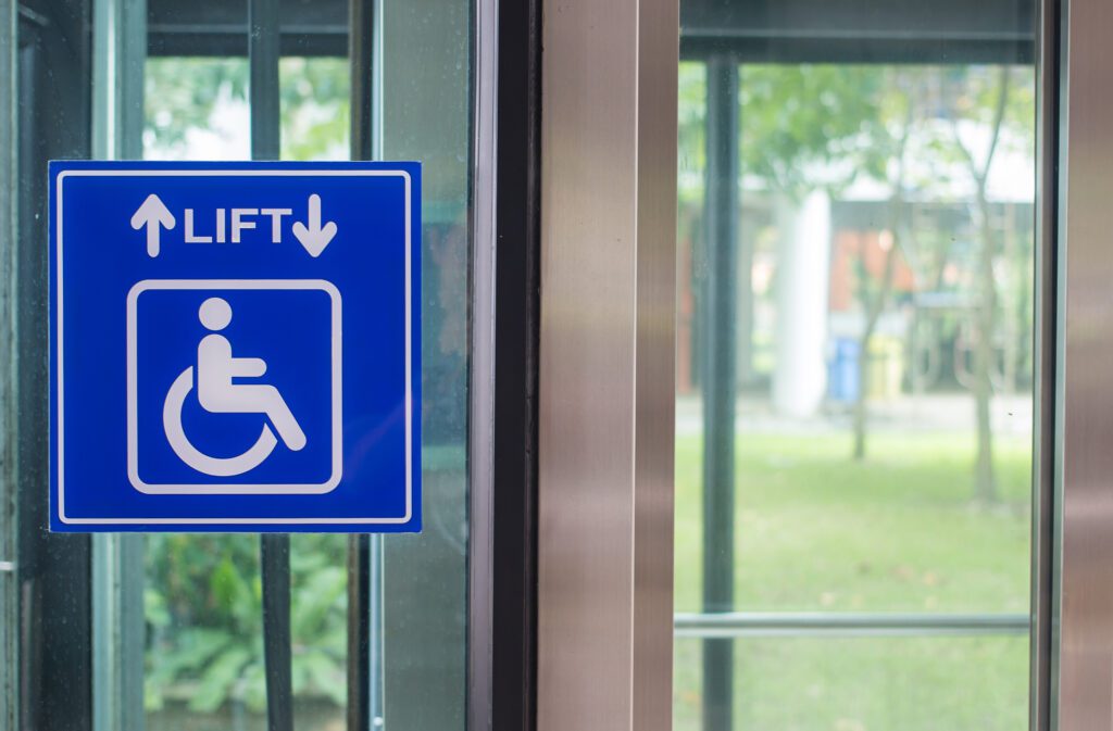 Disabled Lift In Building