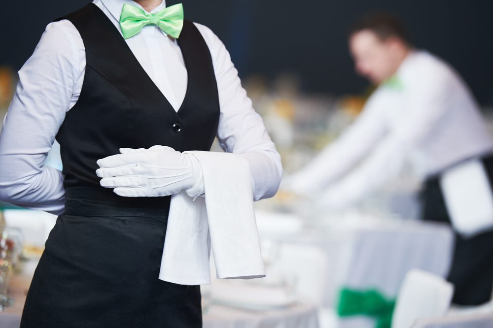 Catering,Service.,Waitress,On,Duty,In,Restaurant